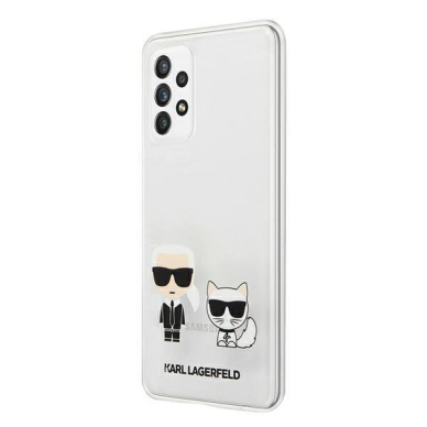 Samsung Galaxy A72 Originalus Karl Lagerfeld dėklas KLHCA72CKTR A72 A725 Permatomas Karl Choupette 1