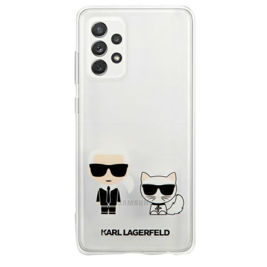 Samsung Galaxy A72 Originalus Karl Lagerfeld dėklas KLHCA72CKTR A72 A725 Permatomas Karl Choupette 2