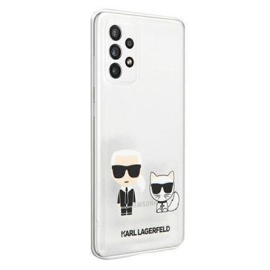 Samsung Galaxy A72 Originalus Karl Lagerfeld dėklas KLHCA72CKTR A72 A725 Permatomas Karl Choupette 3