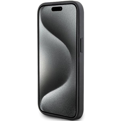 Originalus Karl Lagerfeld Dėklas Quilted K Pattern dėklas skirtas iPhone 15 Plus / 14 Plus - Juodas 4