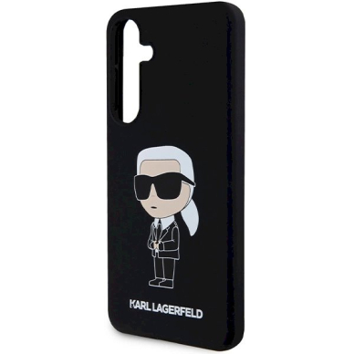 Originalus Karl Lagerfeld Dėklas Silicone IkonikSamsung Galaxy S24+ - Juodas 5