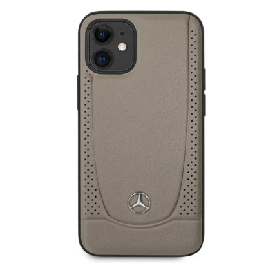 Originalus Mercedes dėklas Mehcp12Sarmbr Iphone 12 Mini rudas Urban Line 2