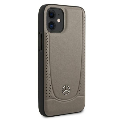 Originalus Mercedes dėklas Mehcp12Sarmbr Iphone 12 Mini rudas Urban Line 3