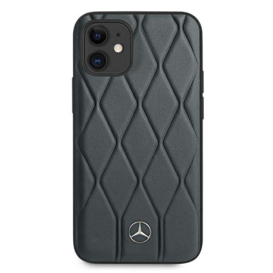 Originalus Mercedes dėklas Mehcp12Smulna Iphone 12 Mini mėlynas Wave Line 2