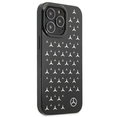 Originalus Mercedes dėklas MEHCP13LESPBK iPhone 13 Pro / 13 6,1" Juodas Silver Stars Pattern 3