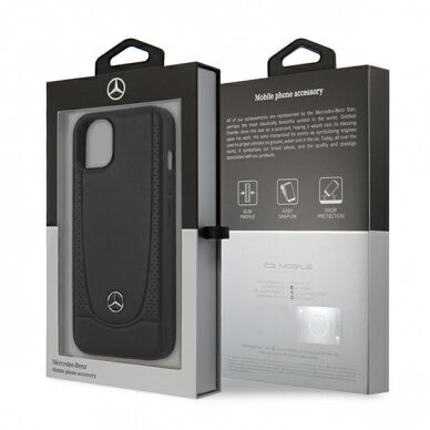 Originalus Mercedes dėklas MEHCP13SARMBK iPhone 13 mini 5,4" Juodas Urban Line 7