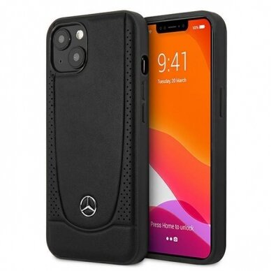 Originalus Mercedes dėklas MEHCP13SARMBK iPhone 13 mini 5,4" Juodas Urban Line