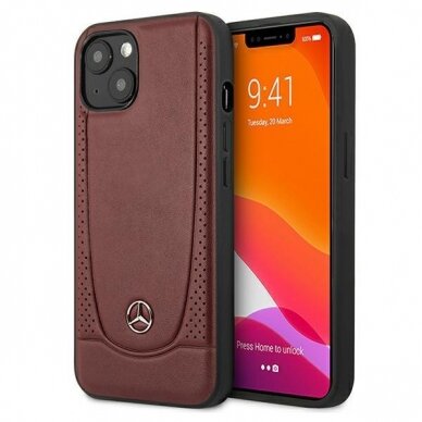 Originalus Mercedes dėklas MEHCP13SARMRE iPhone 13 mini 5,4" Raudonas Urban Line