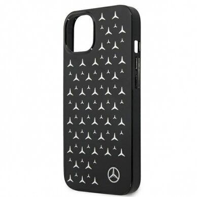 Originalus Mercedes dėklas MEHCP13SESPBK iPhone 13 mini 5,4" Juodas Silver Stars Pattern 5