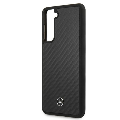 Originalus Mercedes dėklas MEHCS21MRCABK S21+ G996 juodas carbon hardcase Dynamic Line 5