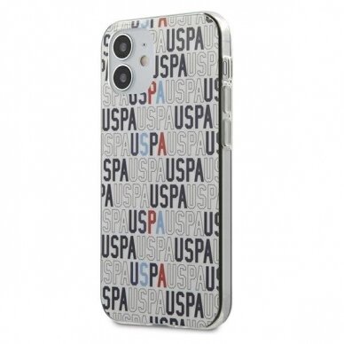 Originalus Us Polo Dėklas Ushcp12Spcuspa6 Iphone 12 Mini Baltas Logo Mania Kolekcija