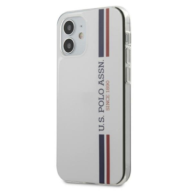 Originalus Us Polo Dėklas Ushcp12Spcusswh Iphone 12 Mini Baltas Tricolor Kolekcija