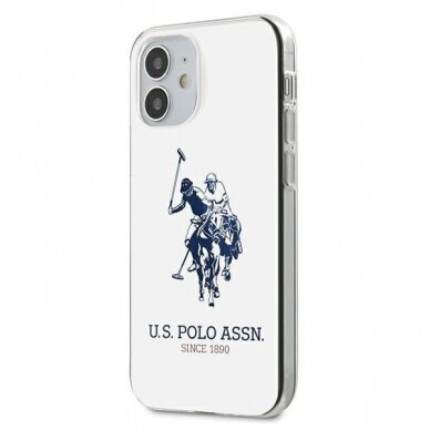 Originalus Us Polo Dėklas Ushcp12Stpuhrwh Iphone 12 Mini Baltas, Blizgus Logo 1