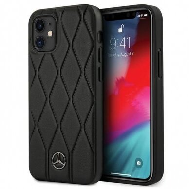 Originaus Mercedes Dėklas Mehcp12Smulbk Iphone 12 Mini Juodas Wave Line