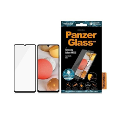 PanzerGlass E2E Super+ antibacterial Apsauginis stiklas  Samsung Galaxy A42 5G -Juodas