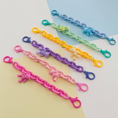 Pakabukas Color Chain (rope) Geltonas 3