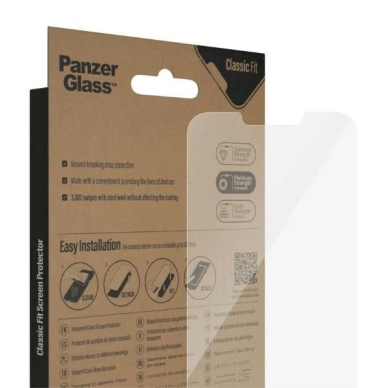 Panzer glass Classic Fit antibacterial  apsauginis stiklas iPhone 14 Plus / 13 Pro Max 4