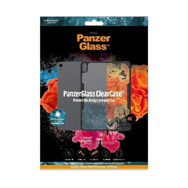 PanzerGlass antibacterial dėklas iPad 10.9 2020 - Permatomas Juodas 1