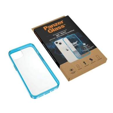 PanzerGlass antibacterial dėklas  Military Grade certificate iPhone 13 / 14 / 15 - Permatomas blue 3