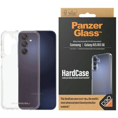 PanzerGlass Apsauginis dėklas D3O® Bio Military Grade Certification Samsung Galaxy A15 / A15 5G - Permatomas