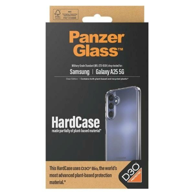 PanzerGlass Apsauginis dėklas D3O® Bio Military Grade certification Samsung Galaxy A25 5G - Permatomas 3