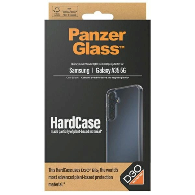 PanzerGlass Apsauginis dėklas D3O® Bio Military Grade certification Samsung Galaxy A35 5G - Permatomas 3