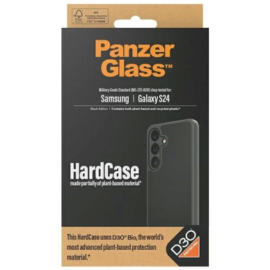 PanzerGlass Apsauginis dėklas D3O® Bio Military Grade Certification Samsung Galaxy S24 - Permatomas Juodas 3