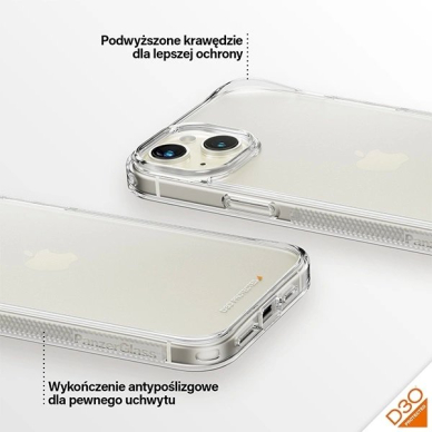 PanzerGlass Apsauginis dėklas D3O Military Grade Certification iPhone 15 Plus / 14 Plus - Permatomas 3