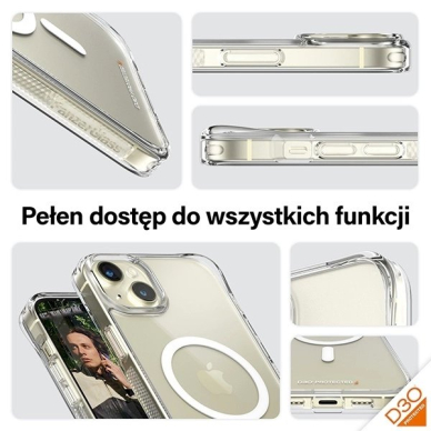 PanzerGlass Apsauginis dėklas MagSafeD3O Military Grade Certified iPhone 15 Plus / 14 Plus - Permatomas 2