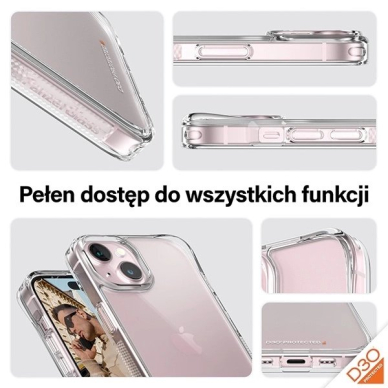 PanzerGlass Bundle 3in1 set Permatomas Dėklas + Plėvelė + kameros apsauga iPhone 15 Plus 6