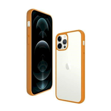 PanzerGlass Dėklas iPhone 12 / 12 Pro - Permatomas orange 2