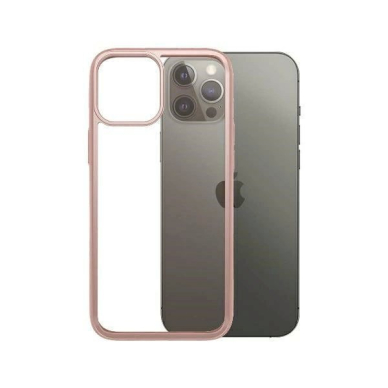 PanzerGlass Dėklas iPhone 12 Pro Max - Permatomas Rožinis 1