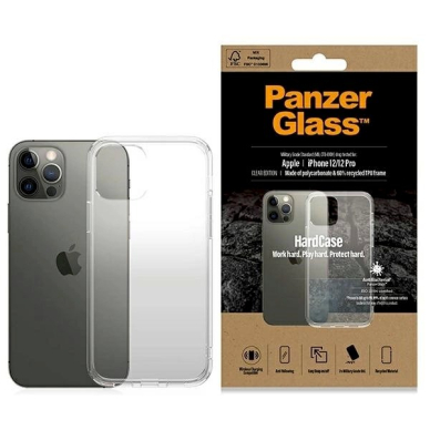 PanzerGlass Dėklas  Military Grade certified Dėklas iPhone 12 / 12 Pro - Permatomas