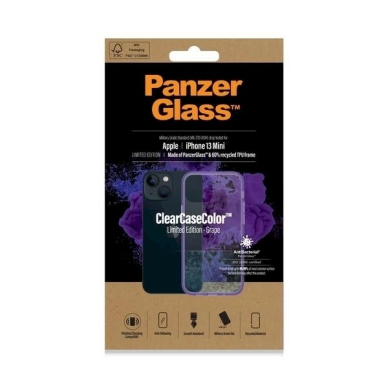 PanzerGlass Dėklas  Military Grade certified Dėklas iPhone 13 mini - Permatomas violetinis 5