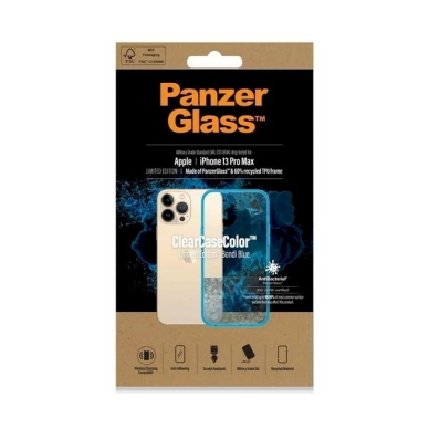 PanzerGlass Dėklas  Military Grade Certified Dėklas iPhone 13 Pro Max - Permatomas Blue 5