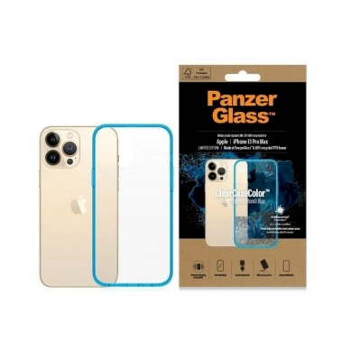 PanzerGlass Dėklas  Military Grade Certified Dėklas iPhone 13 Pro Max - Permatomas Blue