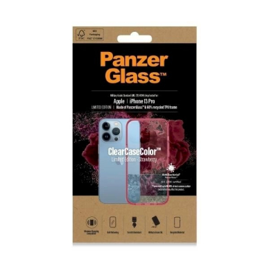 PanzerGlass Dėklas  Military Grade certified Dėklas iPhone 13 Pro - Permatomas Rožinis 6