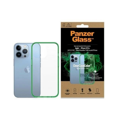 PanzerGlass Dėklas  Military Grade Certified Dėklas iPhone 13 Pro - Permatomas žalias