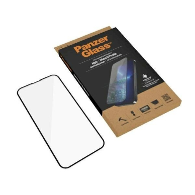 PanzerGlass E2E Microfracture antibacterial Apsauginis stiklas iPhone 13 Pro Max -Juodas  4