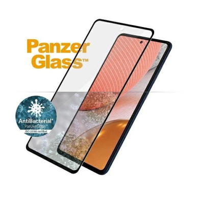 PanzerGlass E2E Microfracture antibacterial Apsauginis stiklas Samsung Galaxy A72 -Juodas  1