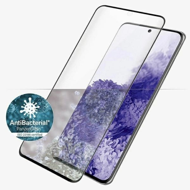 PanzerGlass E2E Microfracture antibacterial Apsauginis stiklas Samsung Galaxy S21 Ultra -Juodas  2