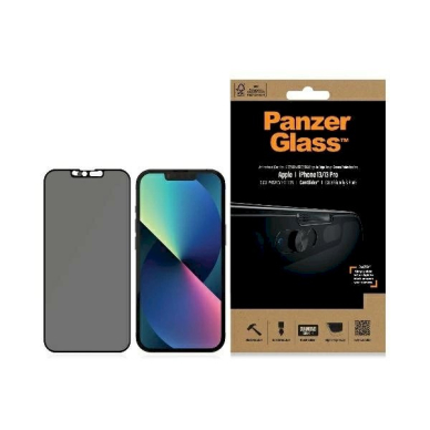 PanzerGlass E2E Microfracture Antibacterial Privacy GlassCamera Protector iPhone 13/13 Pro -Juodas