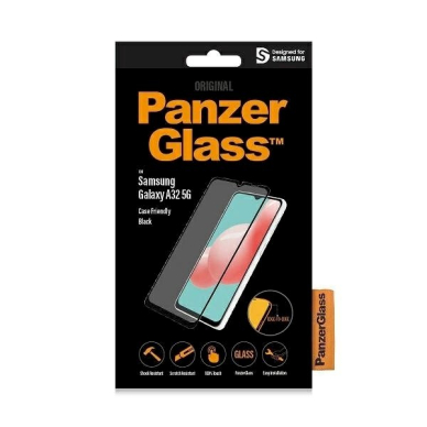 PanzerGlass E2E Regular Apsauginis stiklas Samsung Galaxy A32 5G -Juodas  2