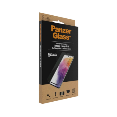 PanzerGlass E2E Regular Apsauginis stiklas Samsung Galaxy A73 -Juodas