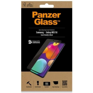 PanzerGlass E2E Regular Apsauginis stiklas Samsung Galaxy M53 -Juodas  7