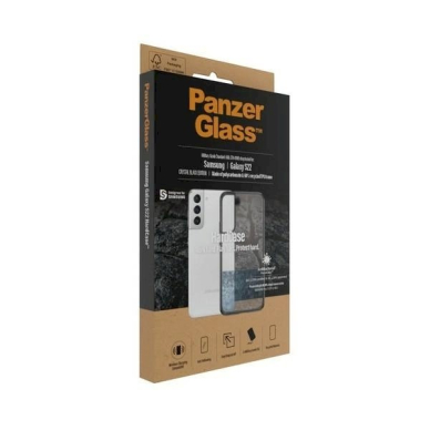 PanzerGlass HardCase antibacterial Military Grade certified Apsauginis dėklas Samsung Galaxy S22 - Permatomas 2