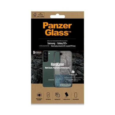 PanzerGlass HardCase antibacterial Military Grade certified Apsauginis dėklas Samsung Galaxy S22+ - Permatomas 1