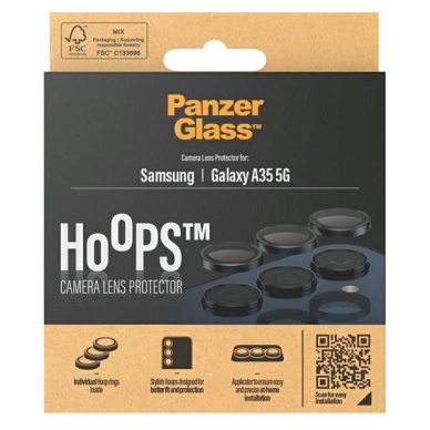 PanzerGlass Hoops Kameros apsauga Samsung Galaxy A35 5G -Juodas  3