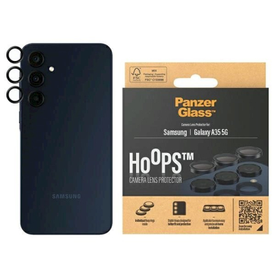 PanzerGlass Hoops Kameros apsauga Samsung Galaxy A35 5G -Juodas