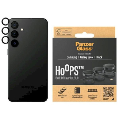 PanzerGlass Hoops Kameros apsauga Samsung Galaxy S24+ -Juodas